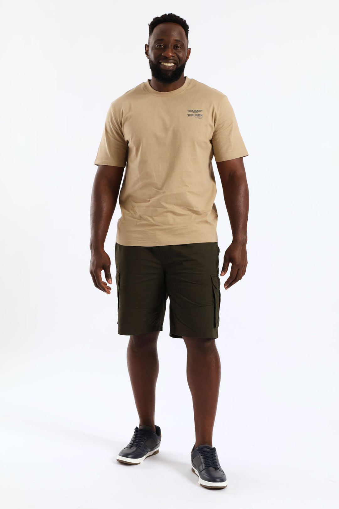 Wings Stone Denim Company Heavy Weight T-Shirt - Taupe