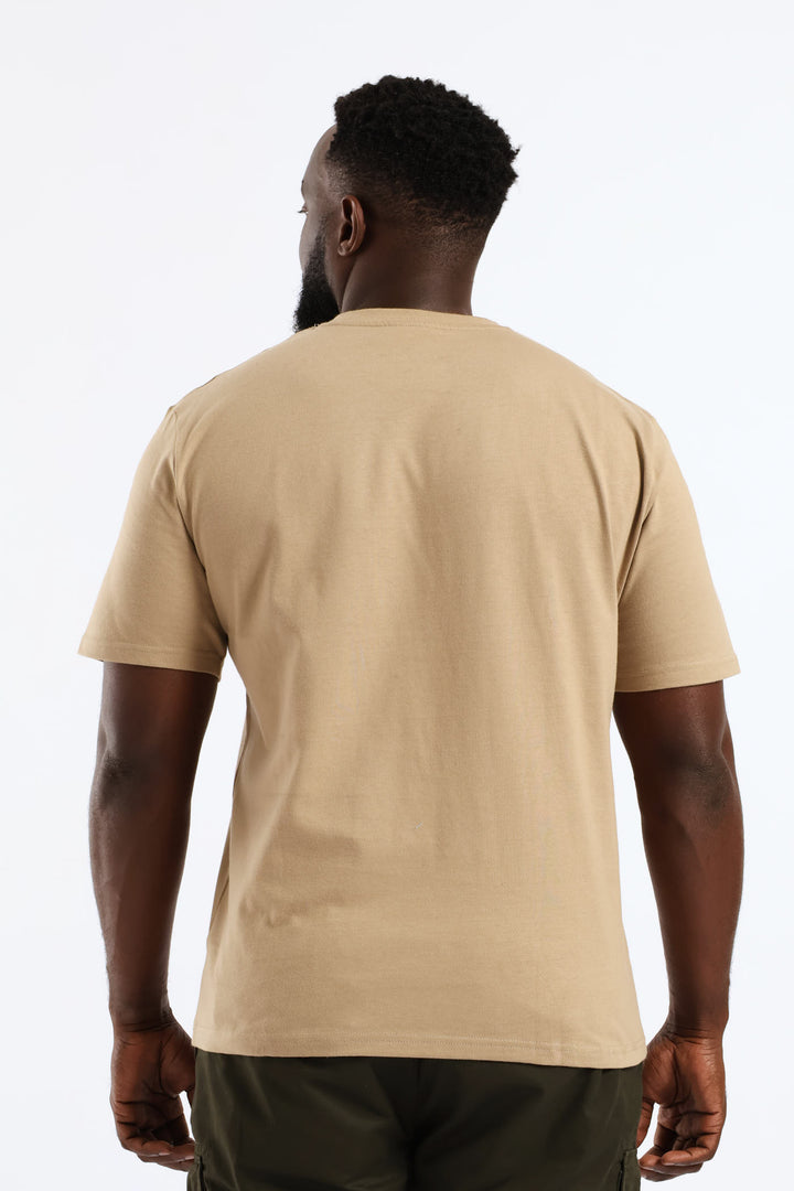 Wings Stone Denim Company Heavy Weight T-Shirt - Taupe