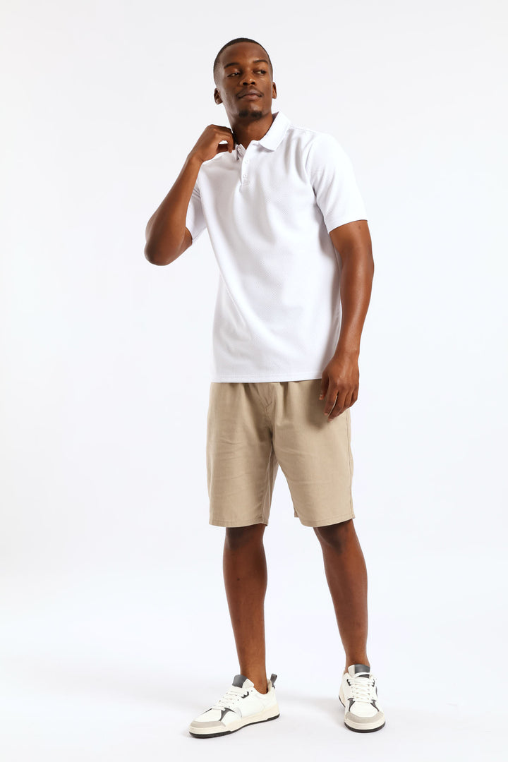 Textured Golfer - White