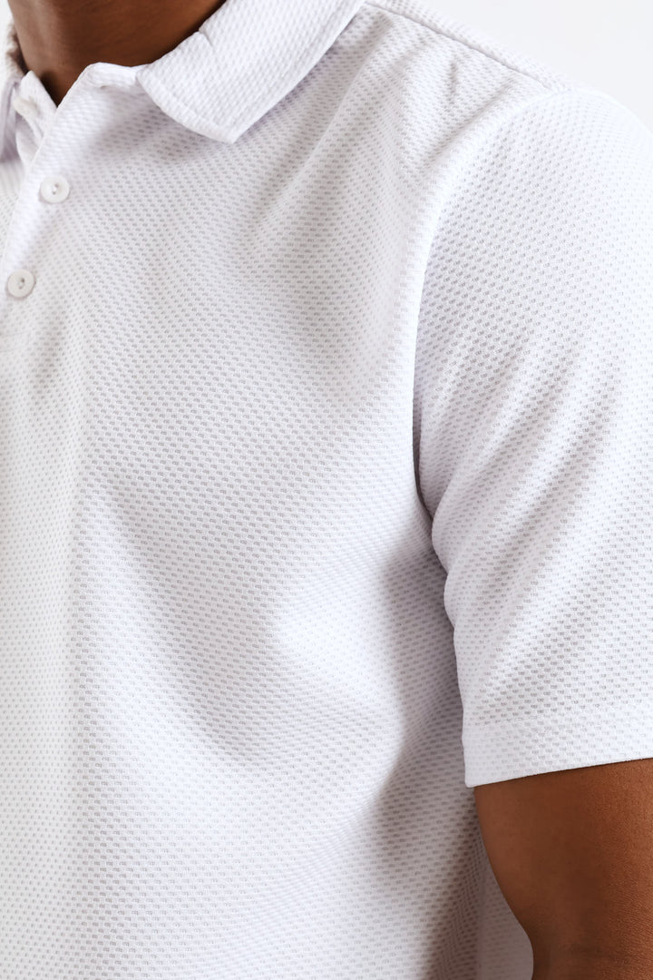 Textured Golfer - White