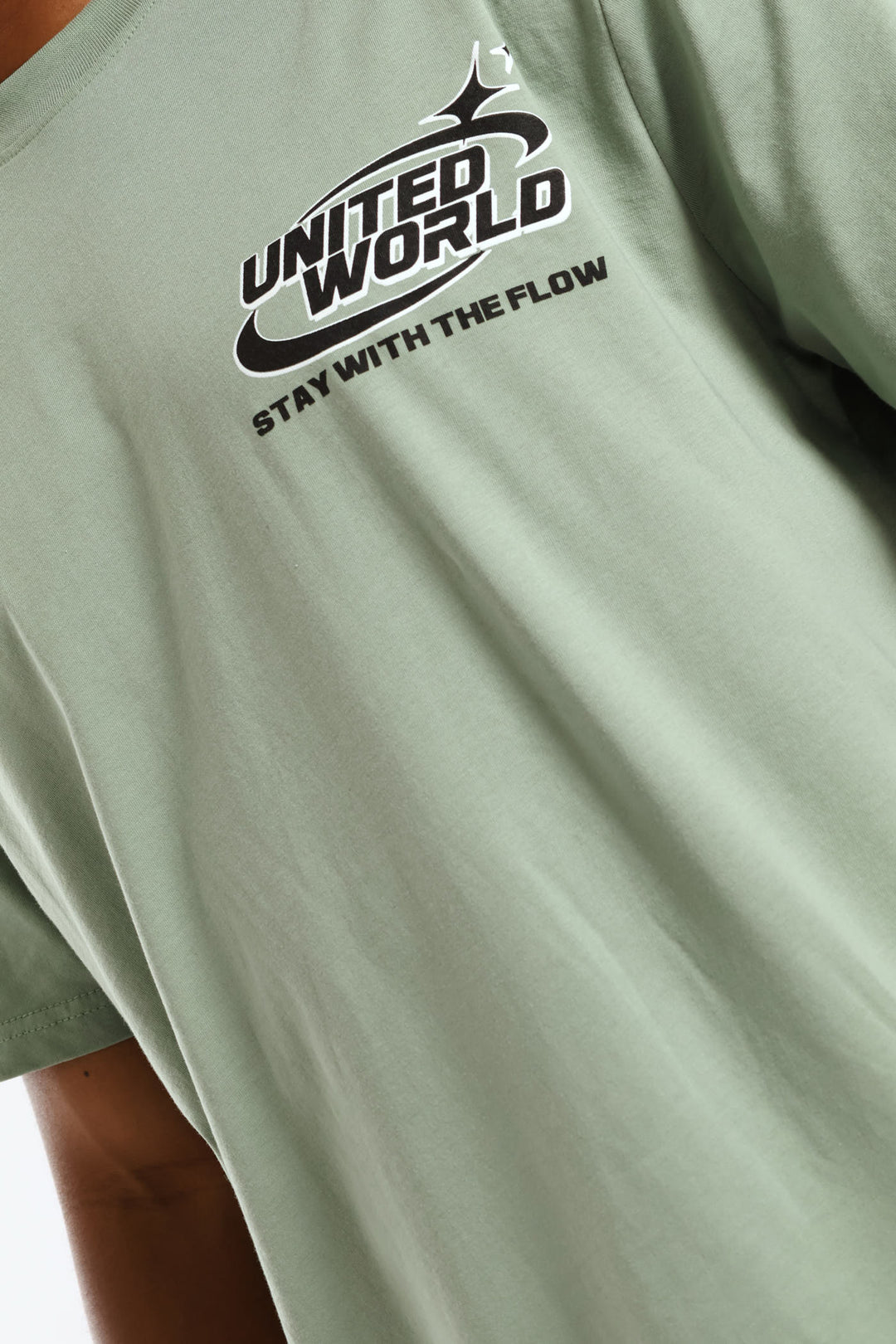 Lilypad United World Front & Back Print Tee - Green