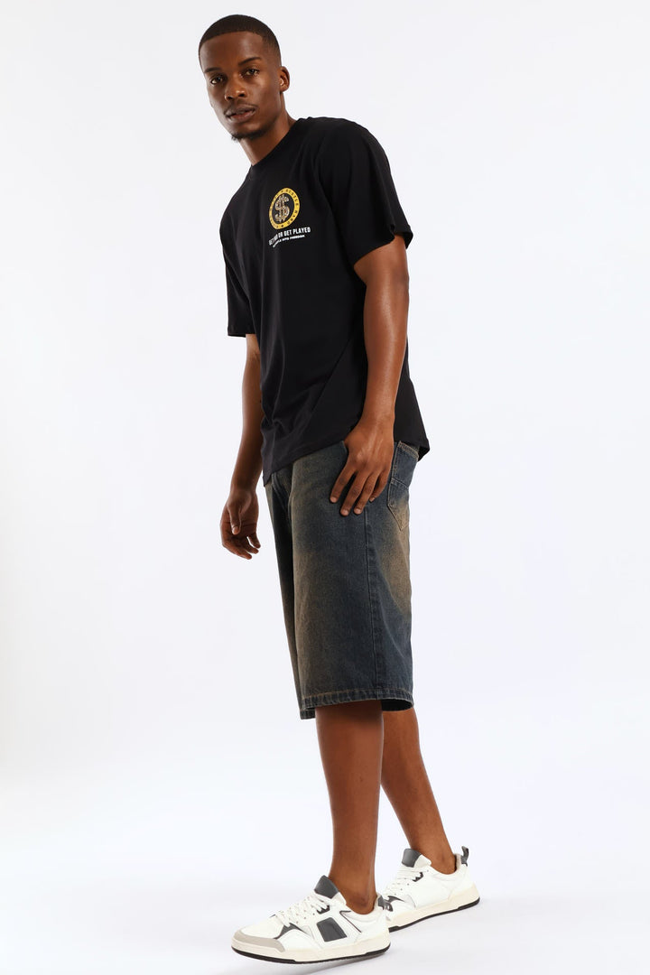 Money Print Tee - Black