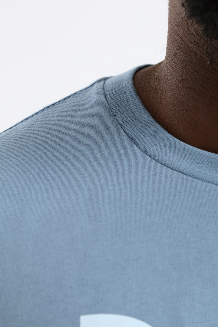 Take It Easy Tee - Steel Blue