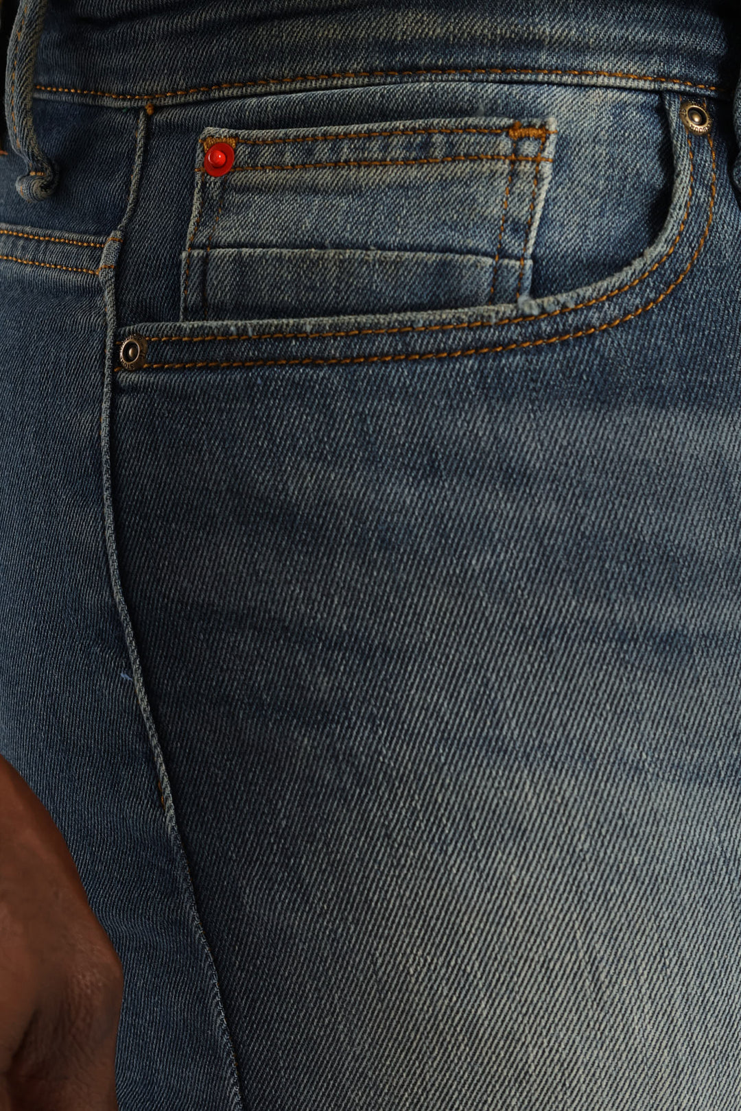 Worn In Skinny Denim - Dark Blue