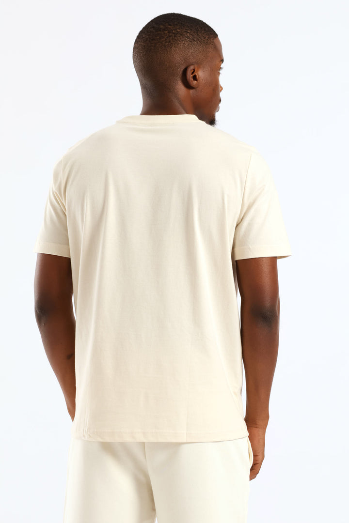 Graphic Sneaker Tee - Cream