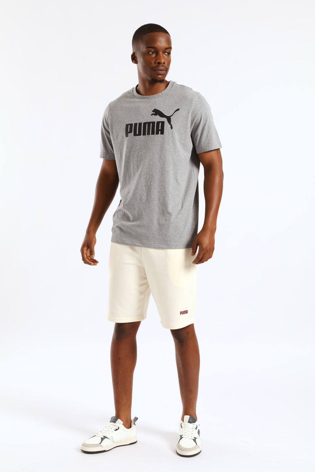 Essential No. 1 Logo Tee - Grey Melange