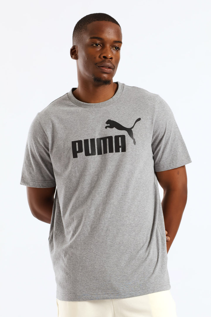 Essential No. 1 Logo Tee - Grey Melange