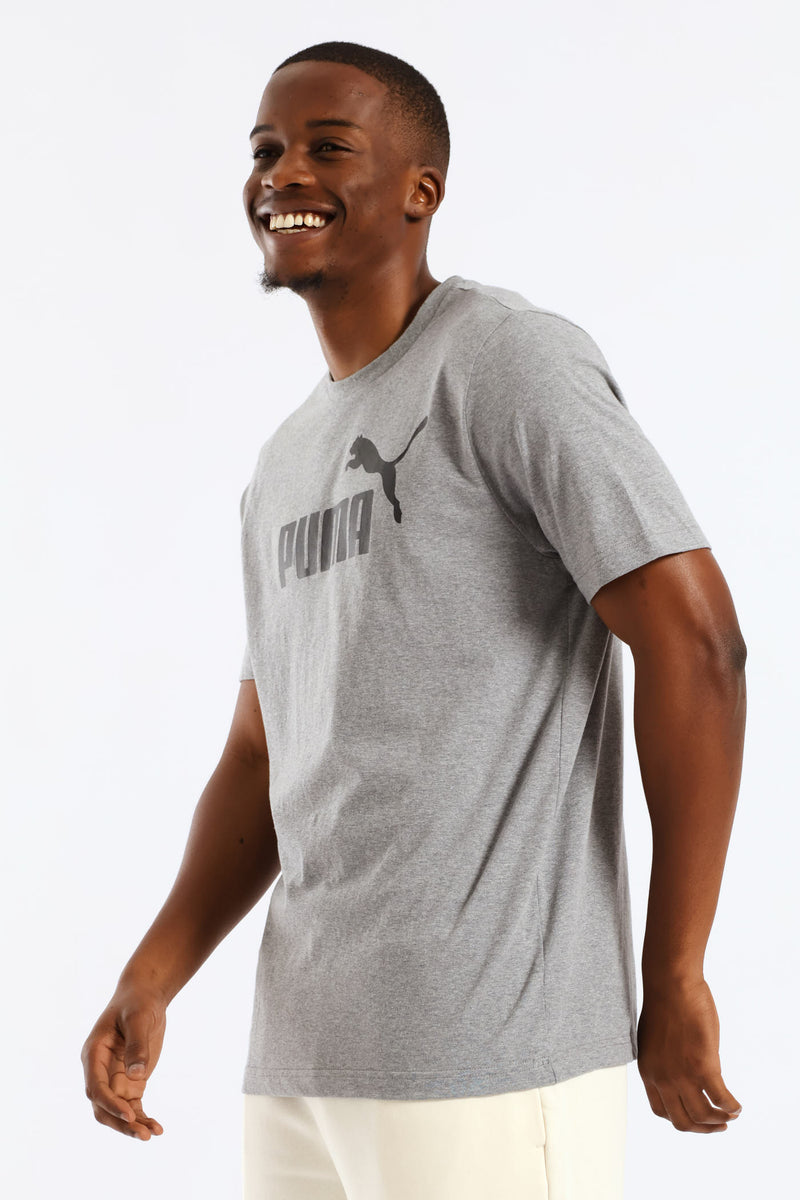 Essential No. 1 Logo Tee - Grey Melange