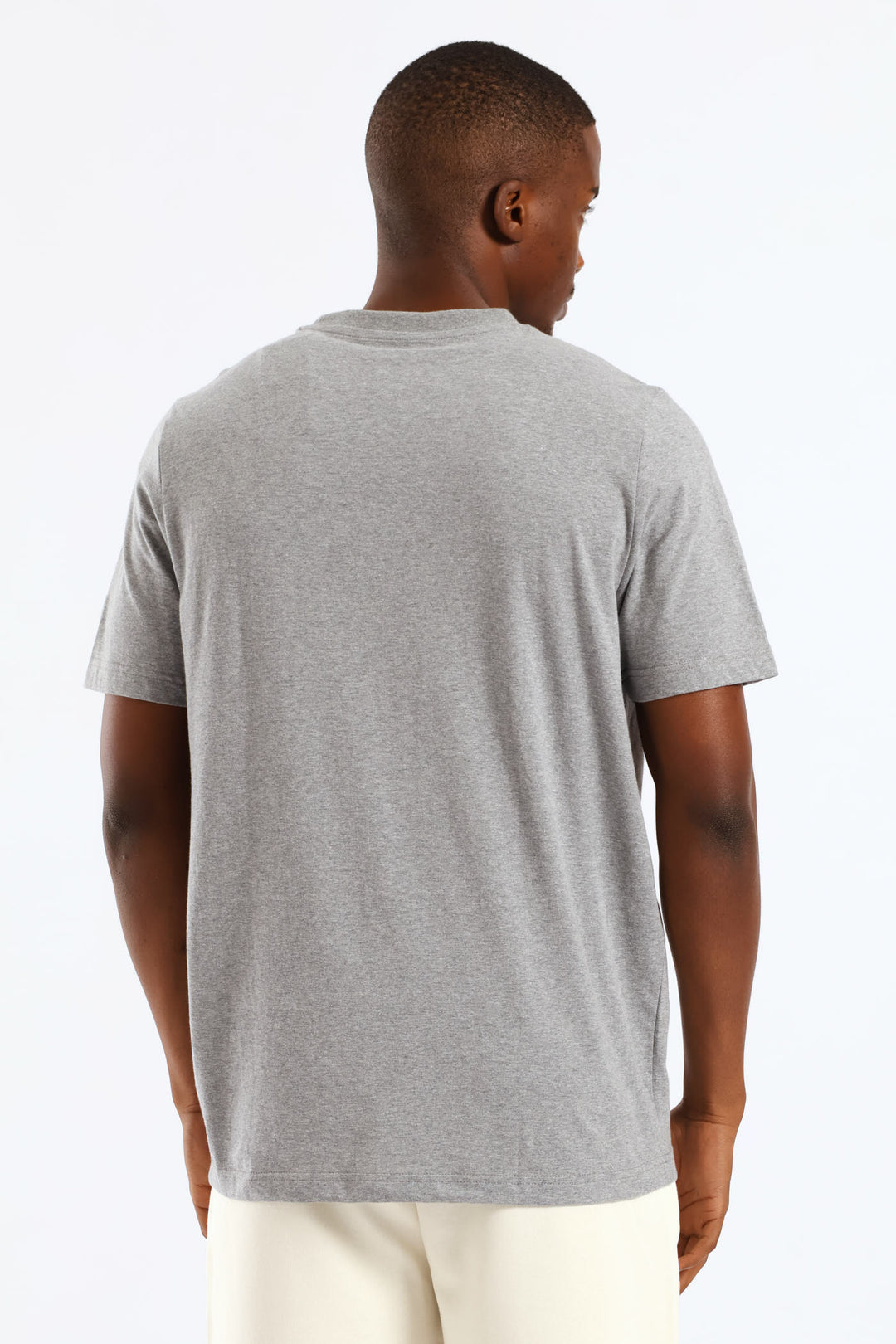 Essential No. 1 Logo Tee - Grey Melange