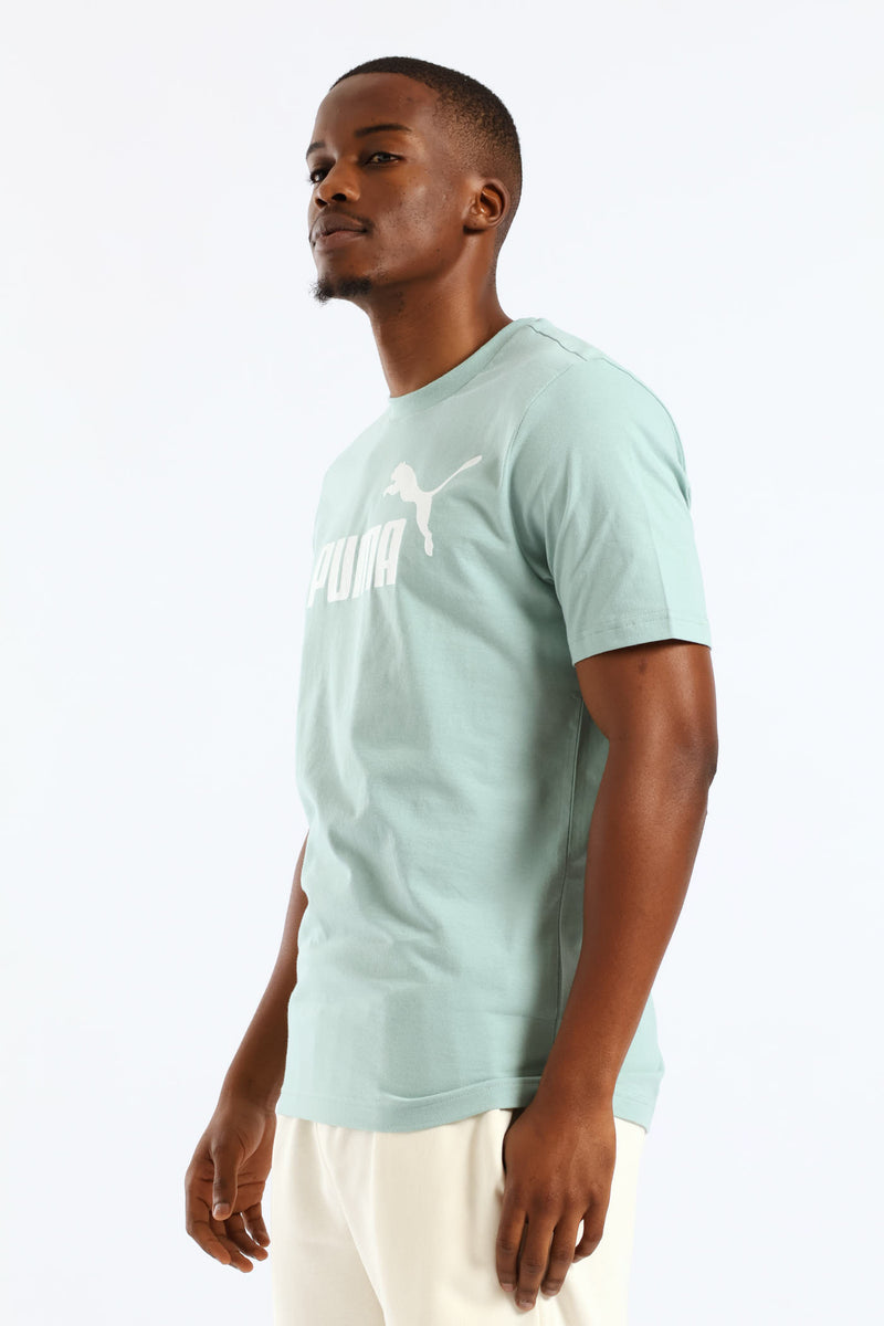 Essential No. 1 Logo Tee - Light Turquoise