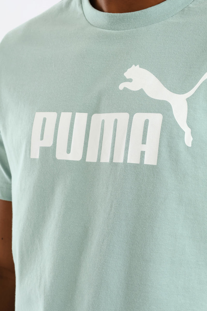 Essential No. 1 Logo Tee - Light Turquoise