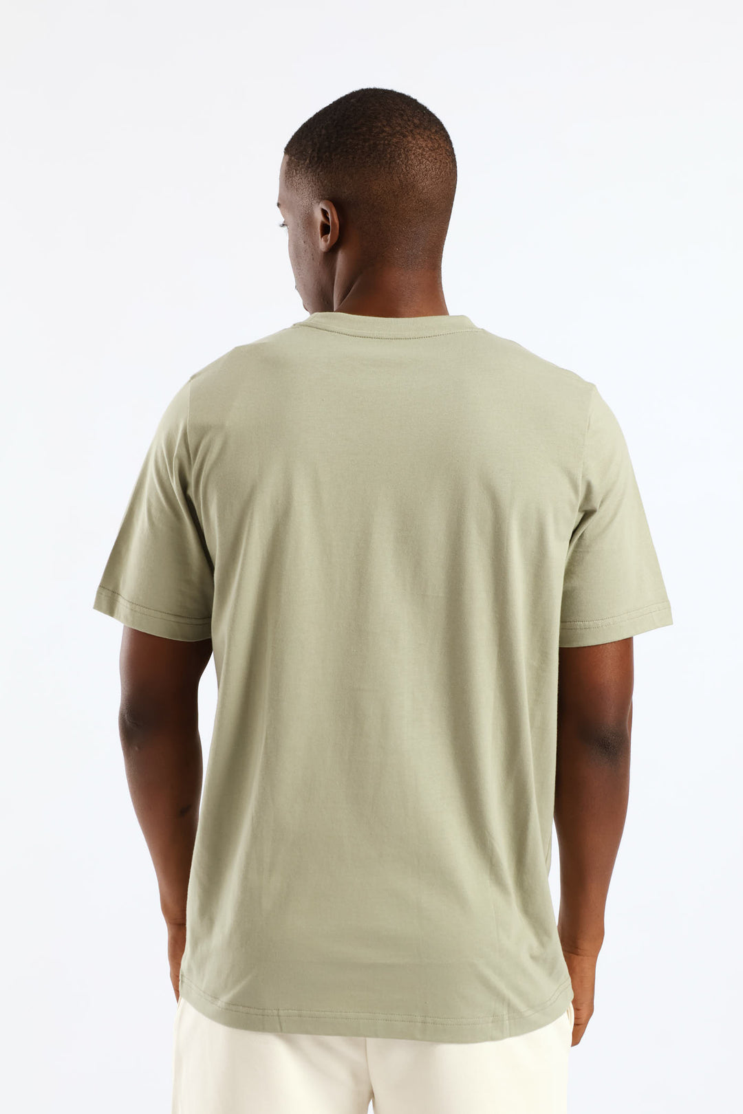 Graphic Varsity Tee - Sage