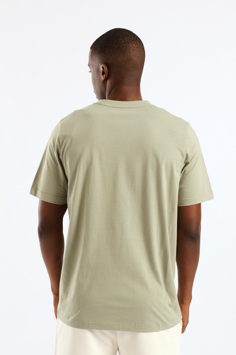 Graphic Varsity Tee - Sage