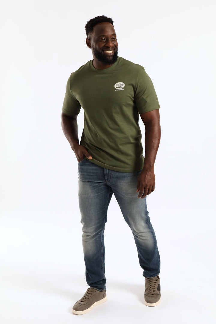 Ellipse Heavy Weight Tee - Olive