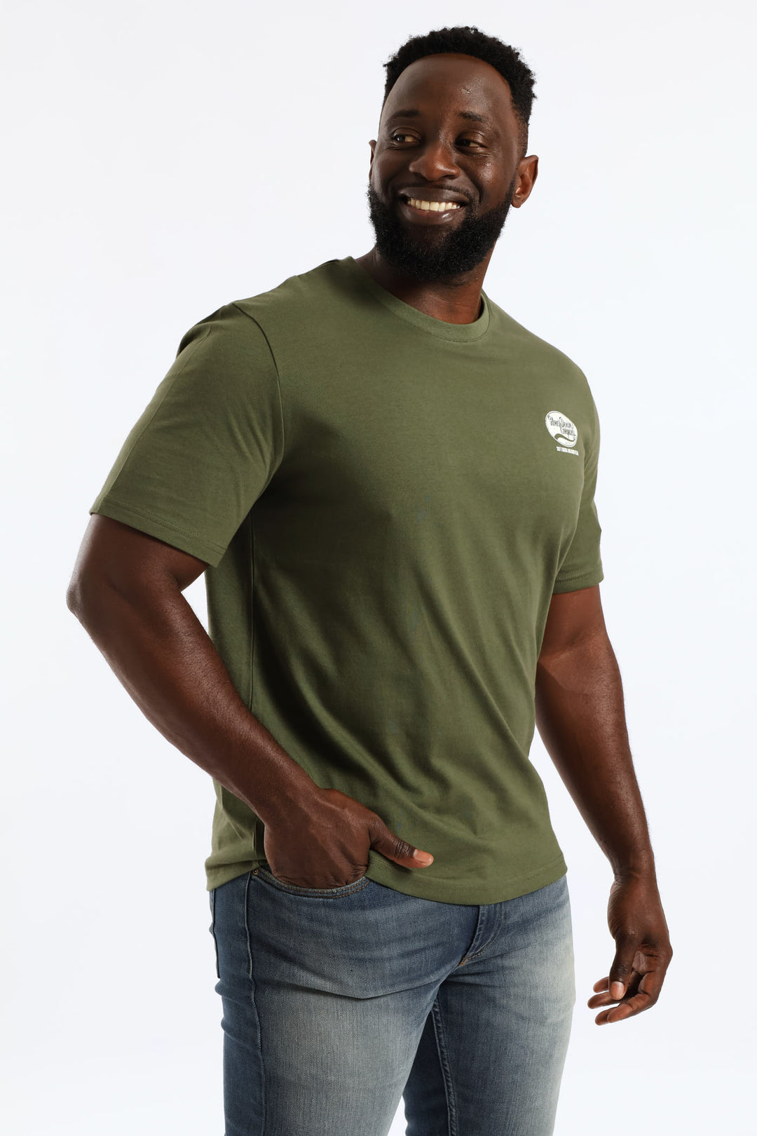 Ellipse Heavy Weight Tee - Olive