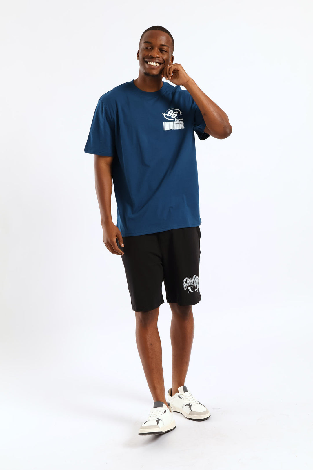 Skyway Front & Back Tee - Blue