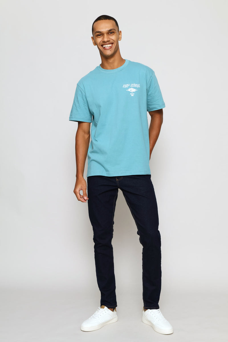 2 Pack Short Sleeve Tee - Petrol/White
