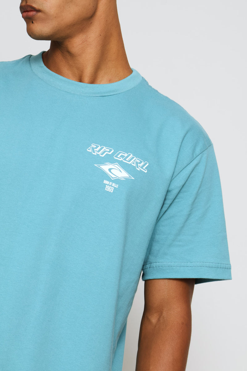 2 Pack Short Sleeve Tee - Petrol/White