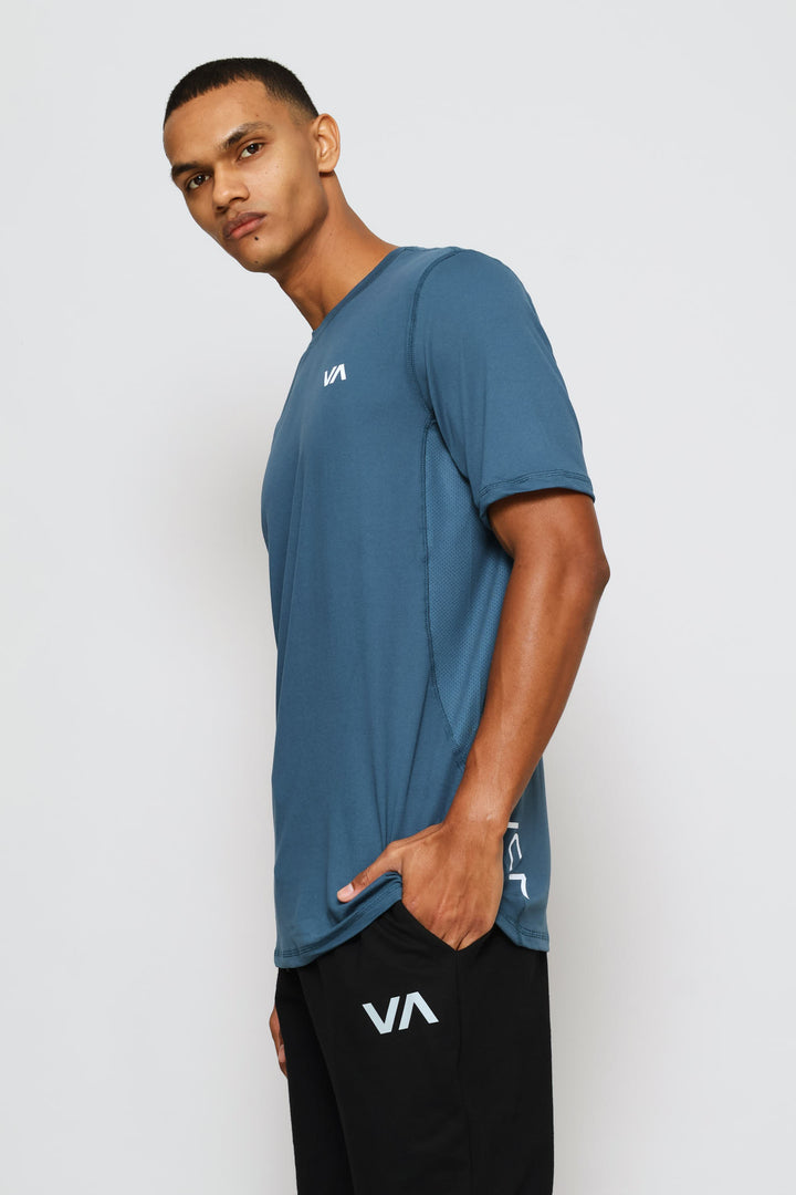 Sport Va Level Up Active Tee - Royal