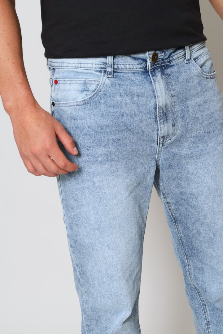 Vintage Summer Wash Straight Denim - Light Wash