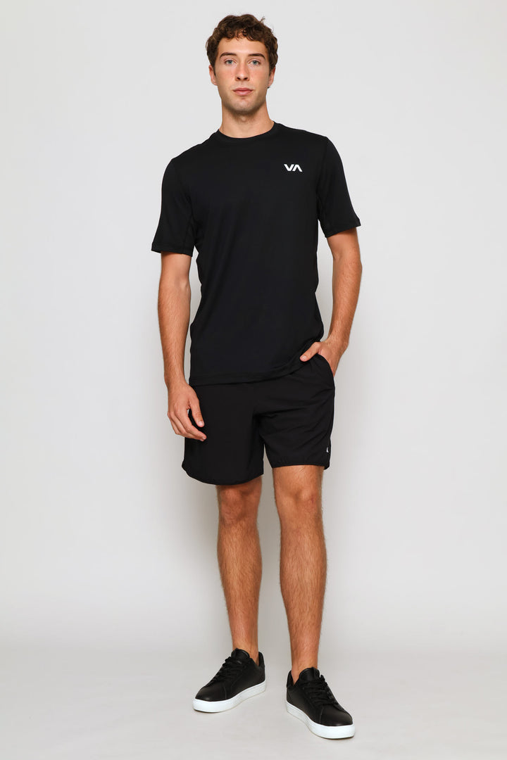 Sport Va Level Up Active Tee - Black