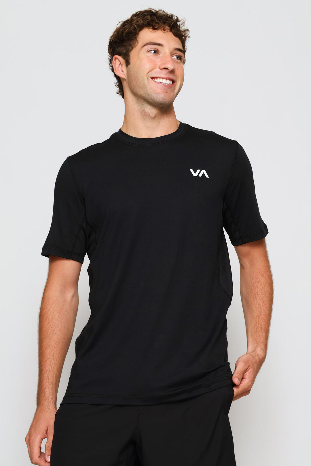 Sport Va Level Up Active Tee - Black