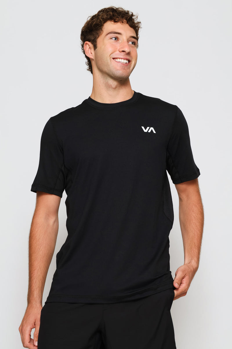 Sport Va Level Up Active Tee - Black