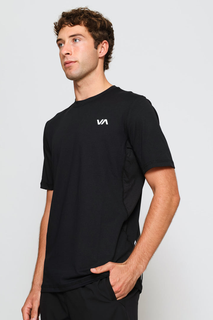 Sport Va Level Up Active Tee - Black