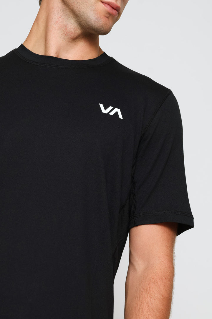 Sport Va Level Up Active Tee - Black