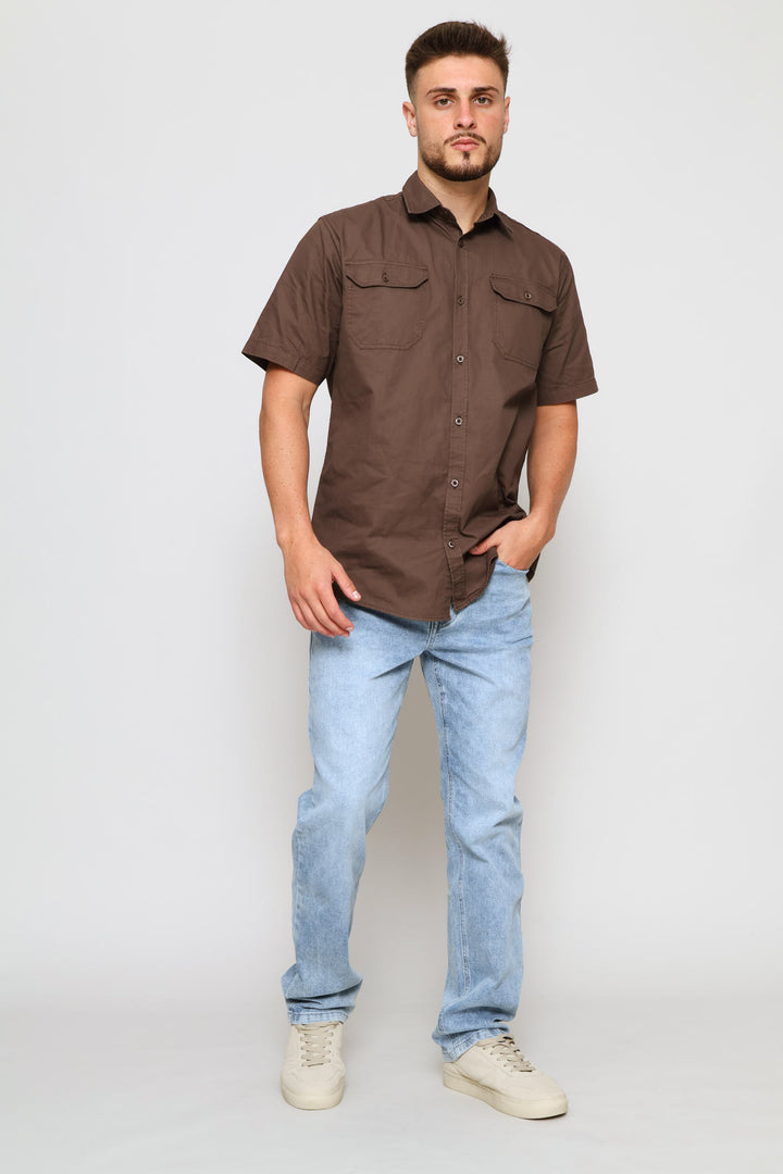 Flap Pocket Shirt - Olive