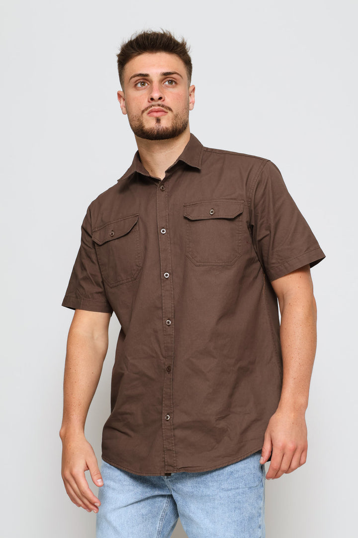 Flap Pocket Shirt - Olive