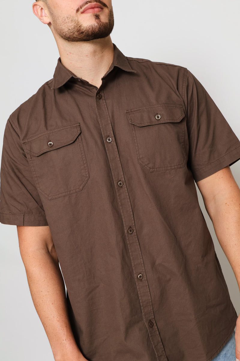 Flap Pocket Shirt - Olive