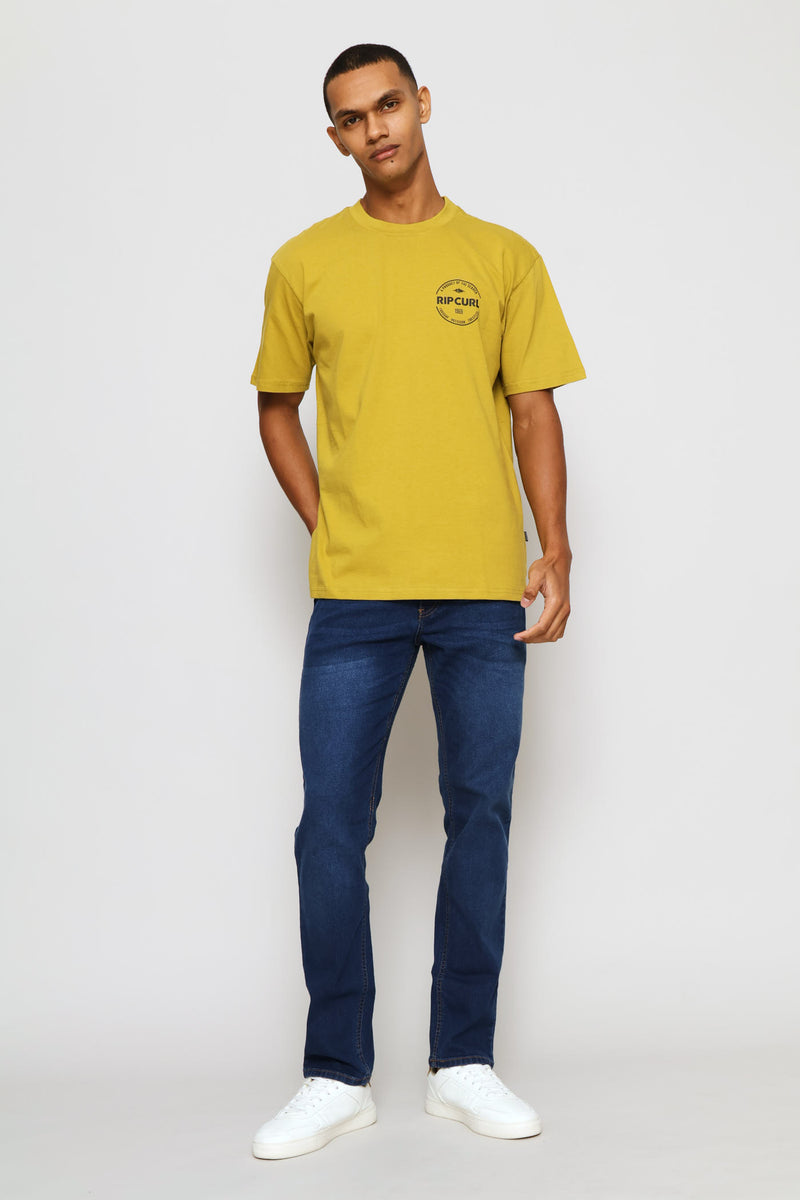 2 Pack Short Sleeve Tee - Mustard/Cream