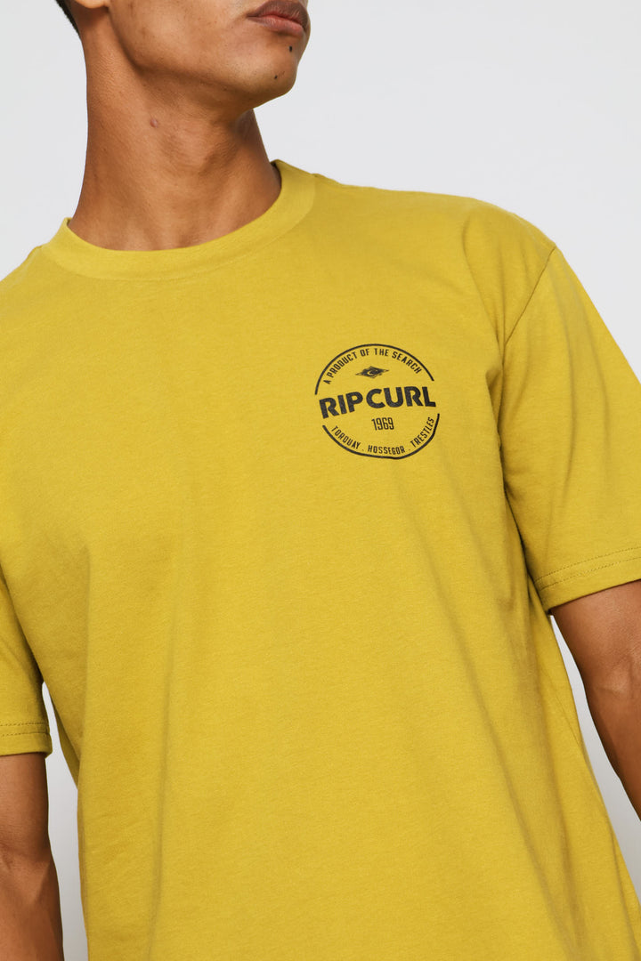 2 Pack Short Sleeve Tee - Mustard/Cream