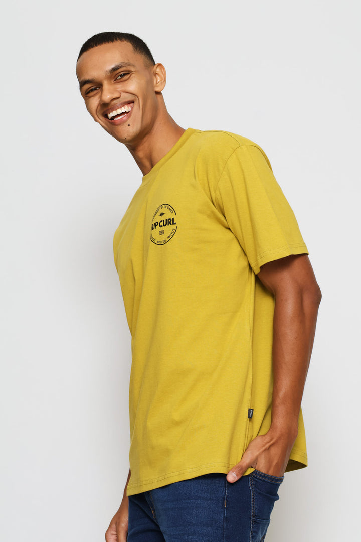 2 Pack Short Sleeve Tee - Mustard/Cream