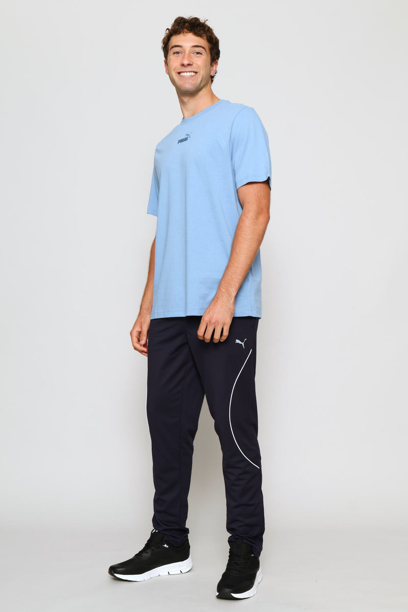 Essential Small No.1 Logo Centered Tee - Blue