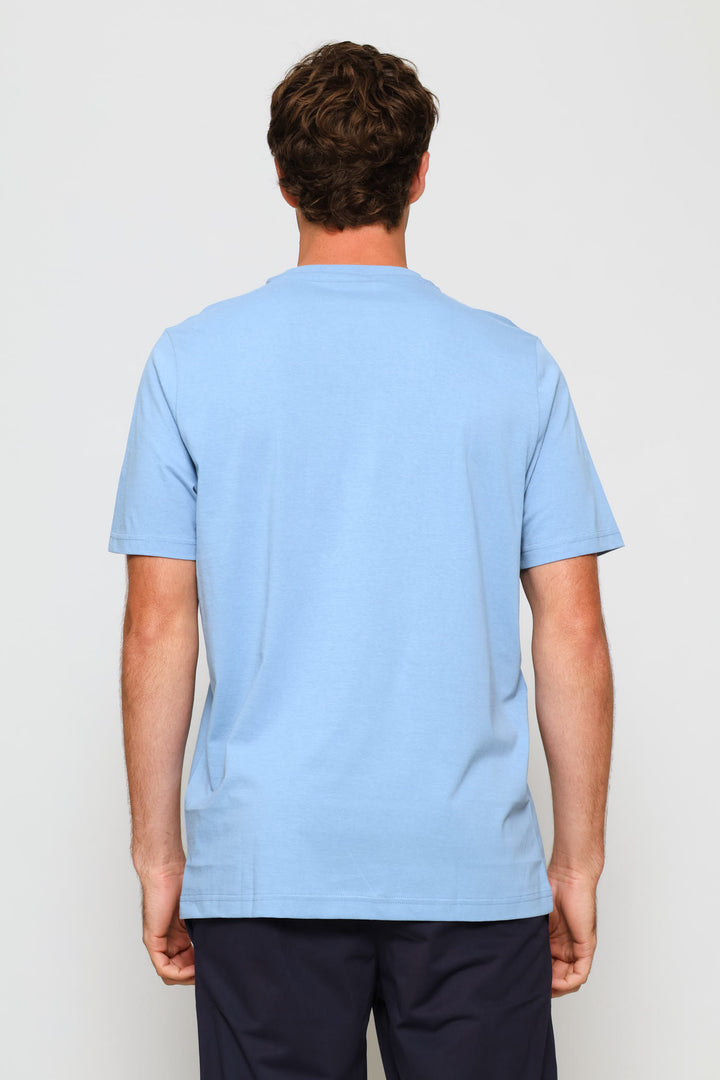 Essential Small No.1 Logo Centered Tee - Blue