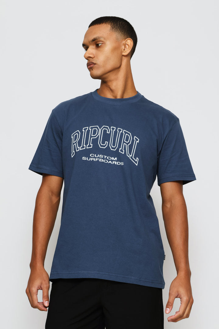 2 Pack Short Sleeve Tee - Cream/Navy