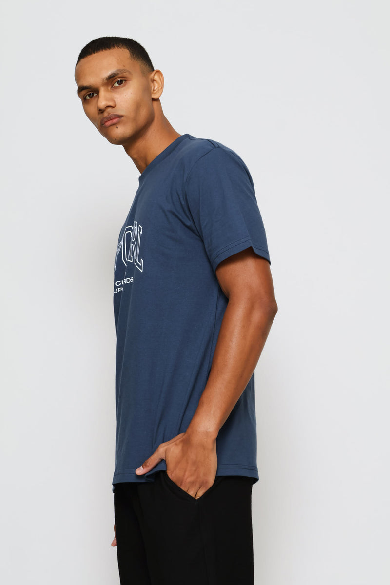 2 Pack Short Sleeve Tee - Cream/Navy