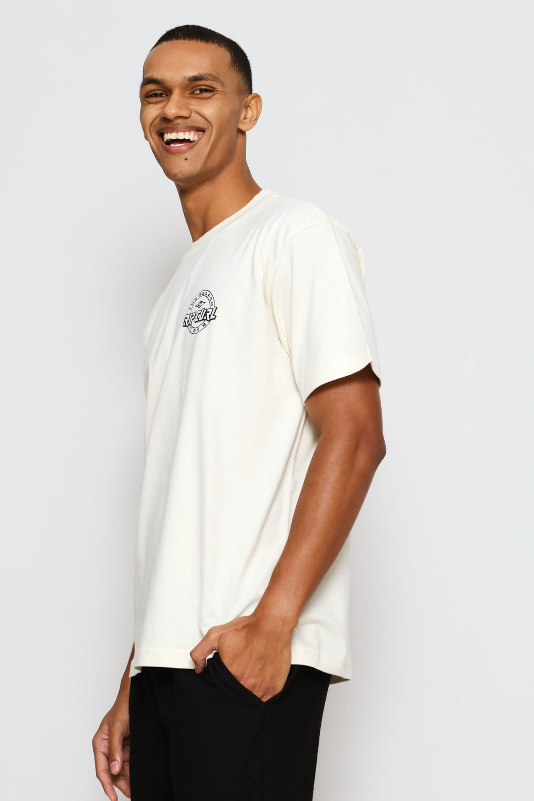 2 Pack Short Sleeve Tee - Cream/Navy