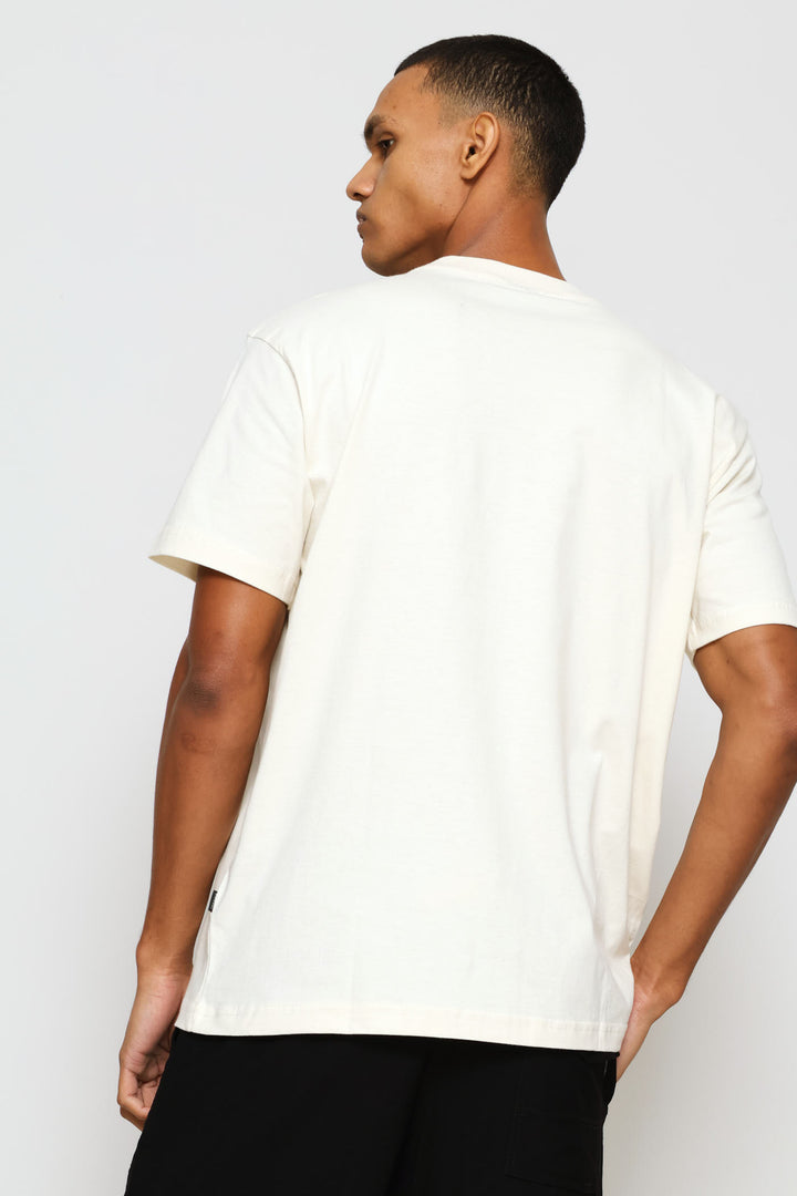 2 Pack Short Sleeve Tee - Cream/Navy