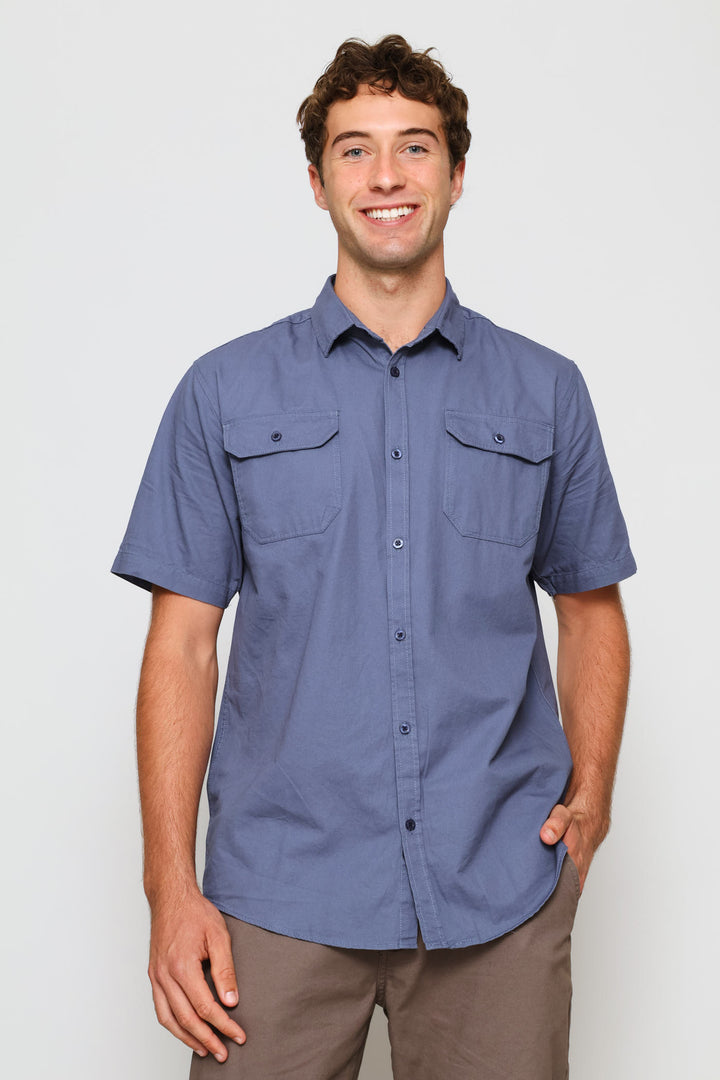 Flap Pocket Shirt - Airforce