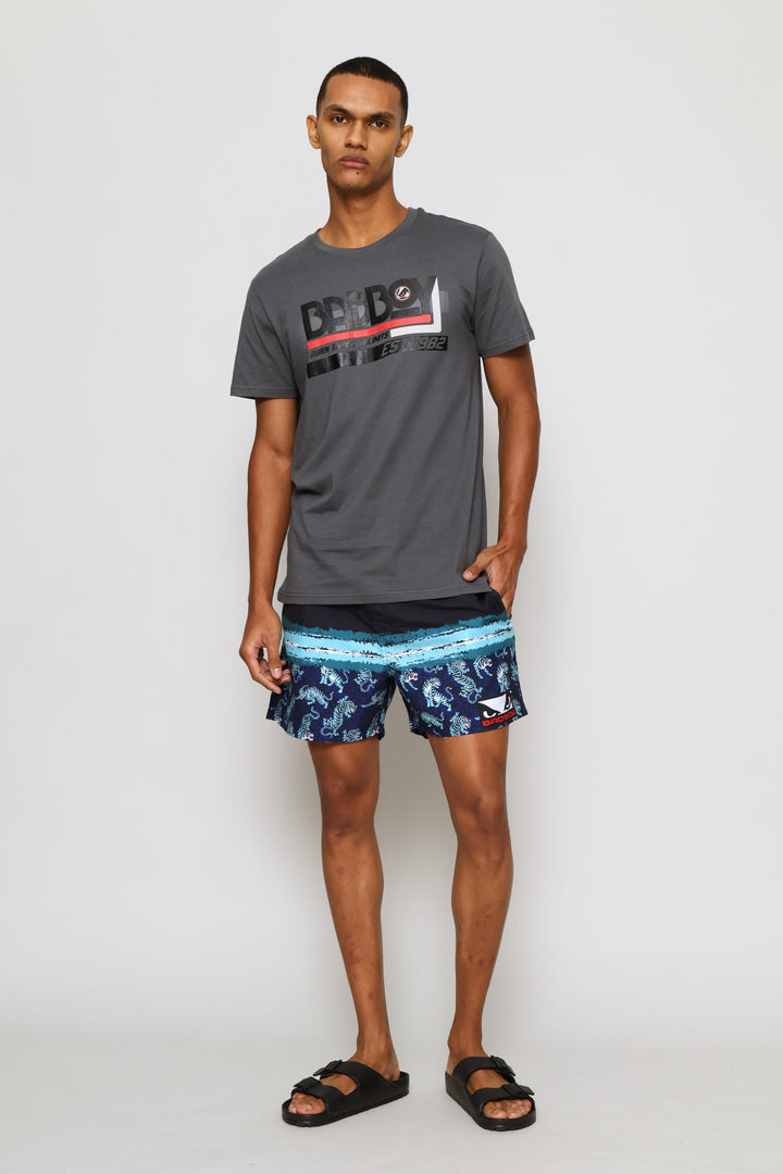 Tiger Board Shorts - Navy