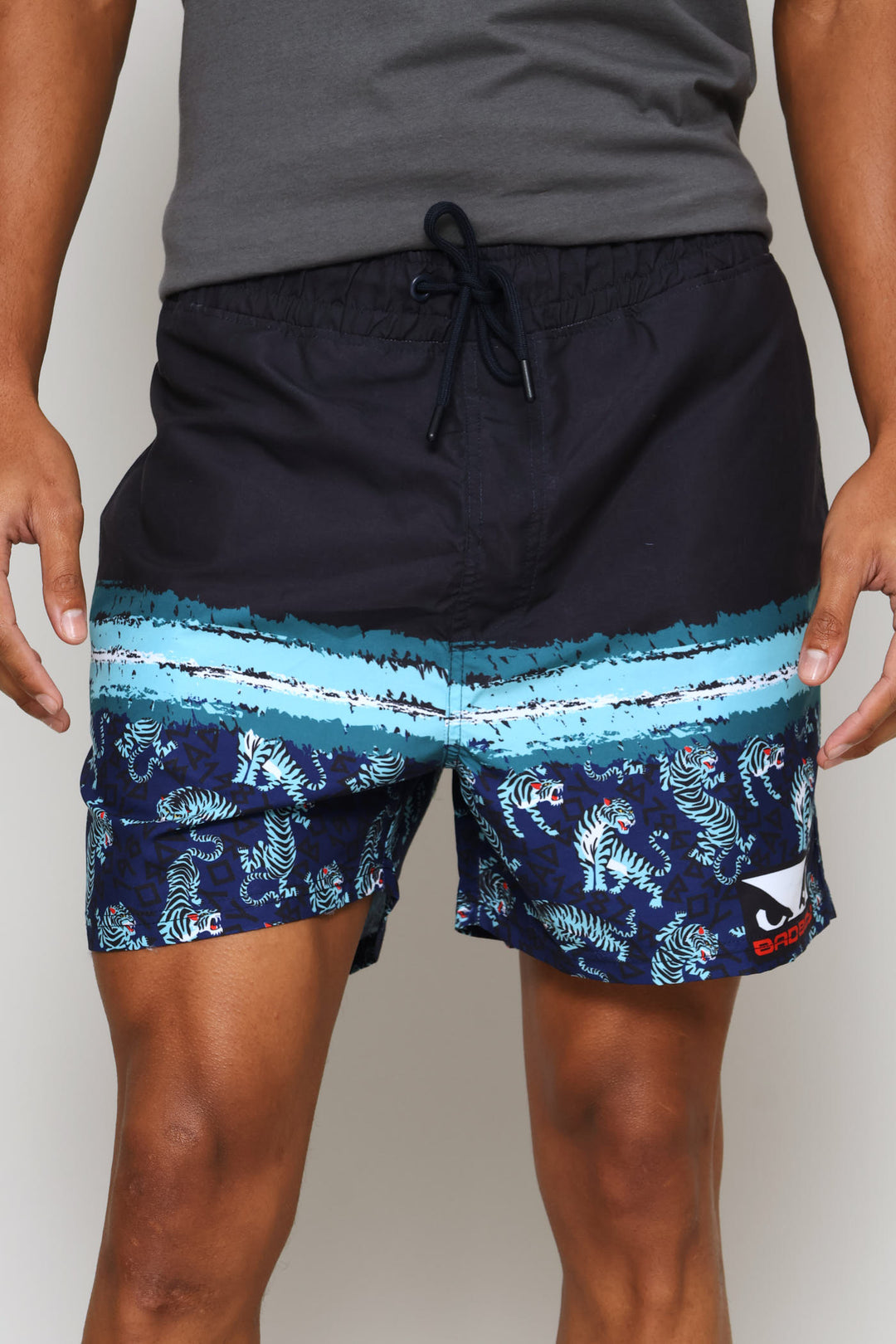 Tiger Board Shorts - Navy