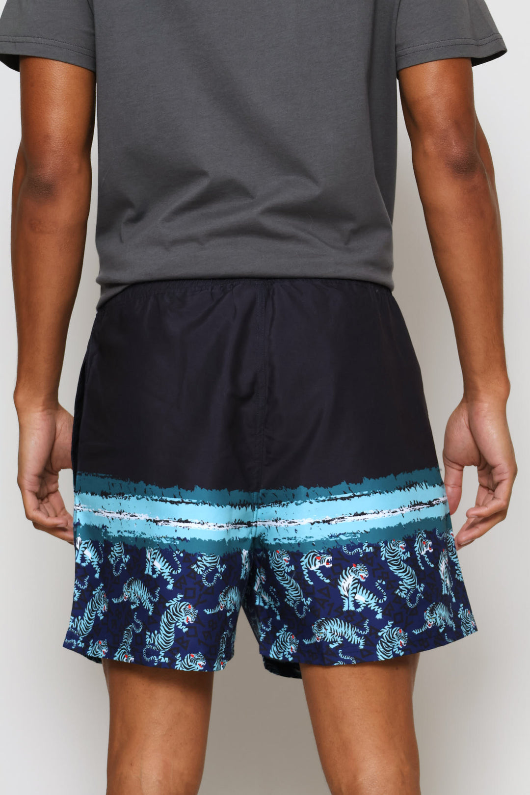 Tiger Board Shorts - Navy