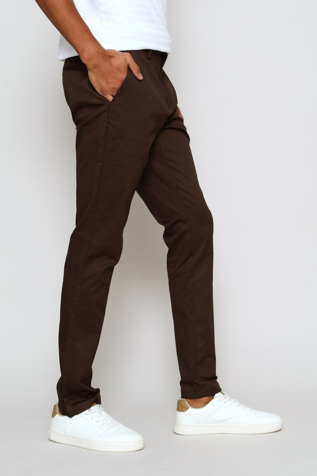 Slim Smart Chino - Coffee