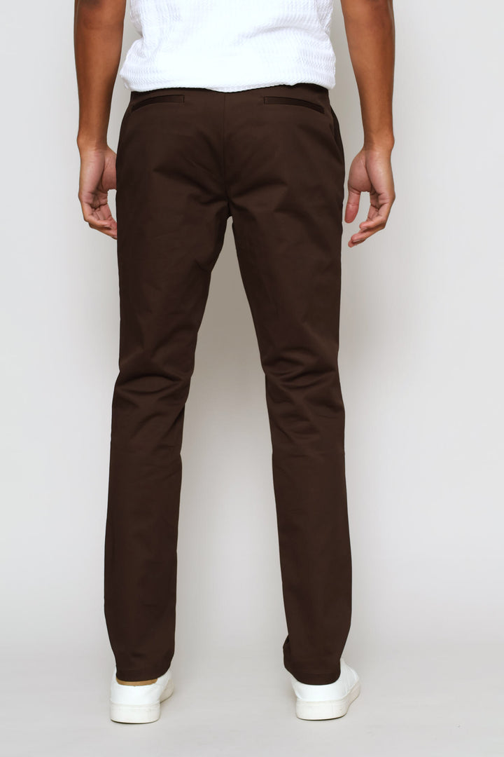 Slim Smart Chino - Coffee