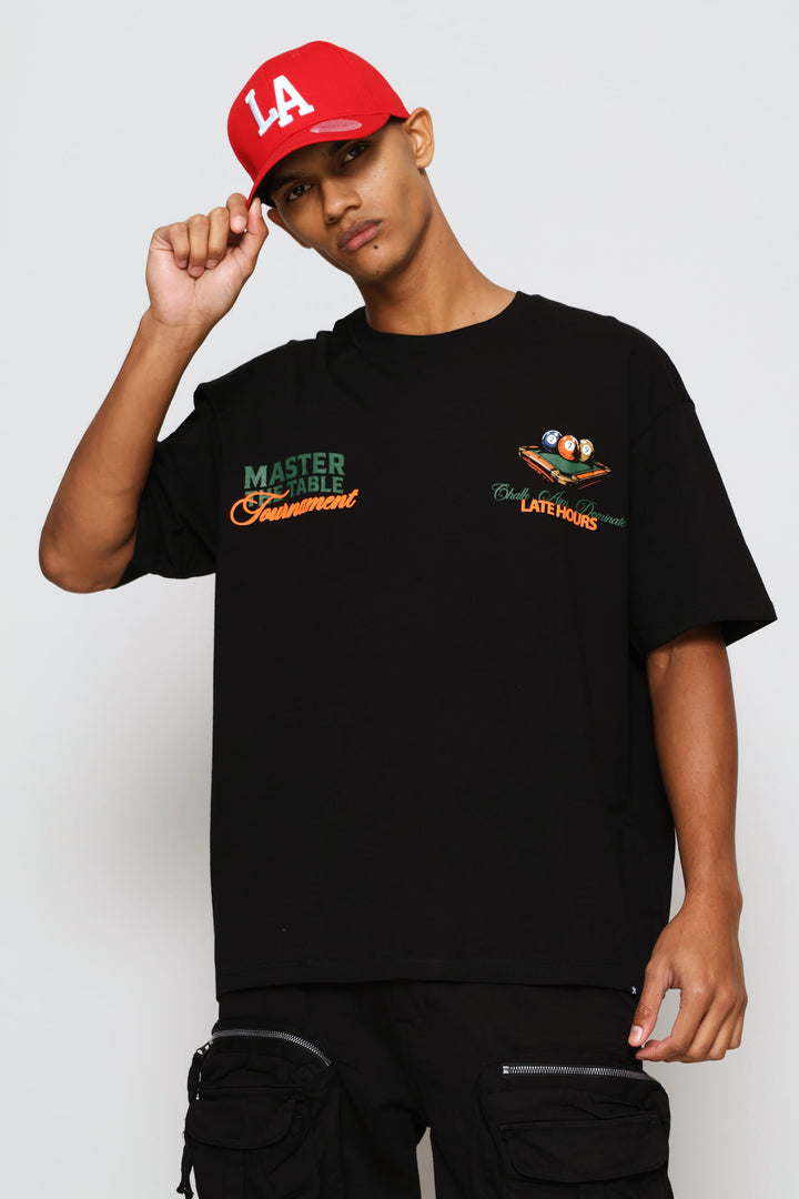 Billiards Tee - Black