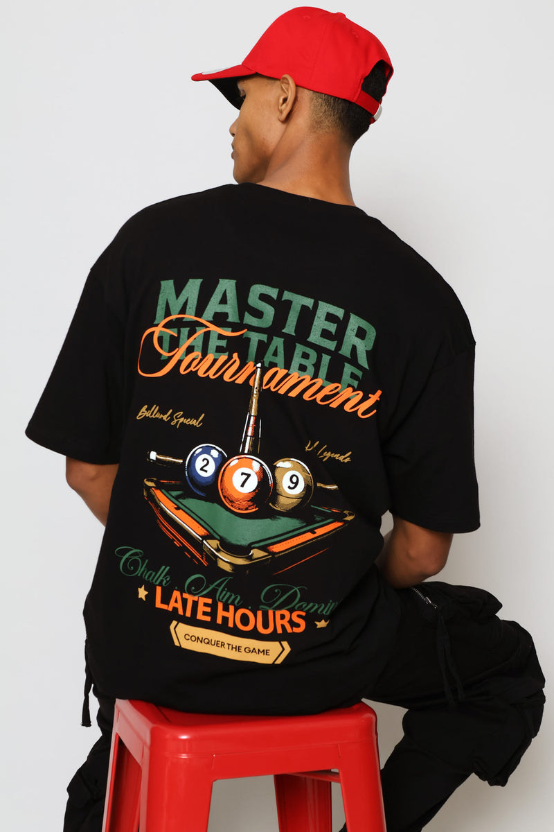 Billiards Tee - Black