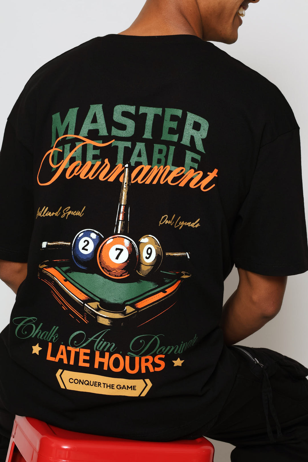 Billiards Tee - Black